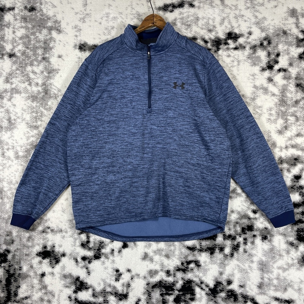 Under Armour Pullover Womens Size Large Loose Fit Blue Activewear Comfort Casual